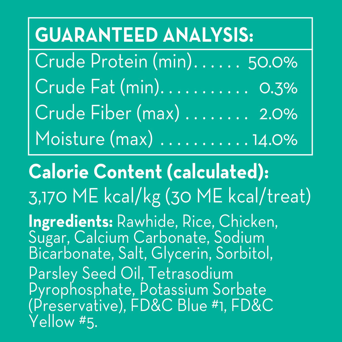Chicken & Parsley Dental Sticks Dog Treats 48 Count A507221