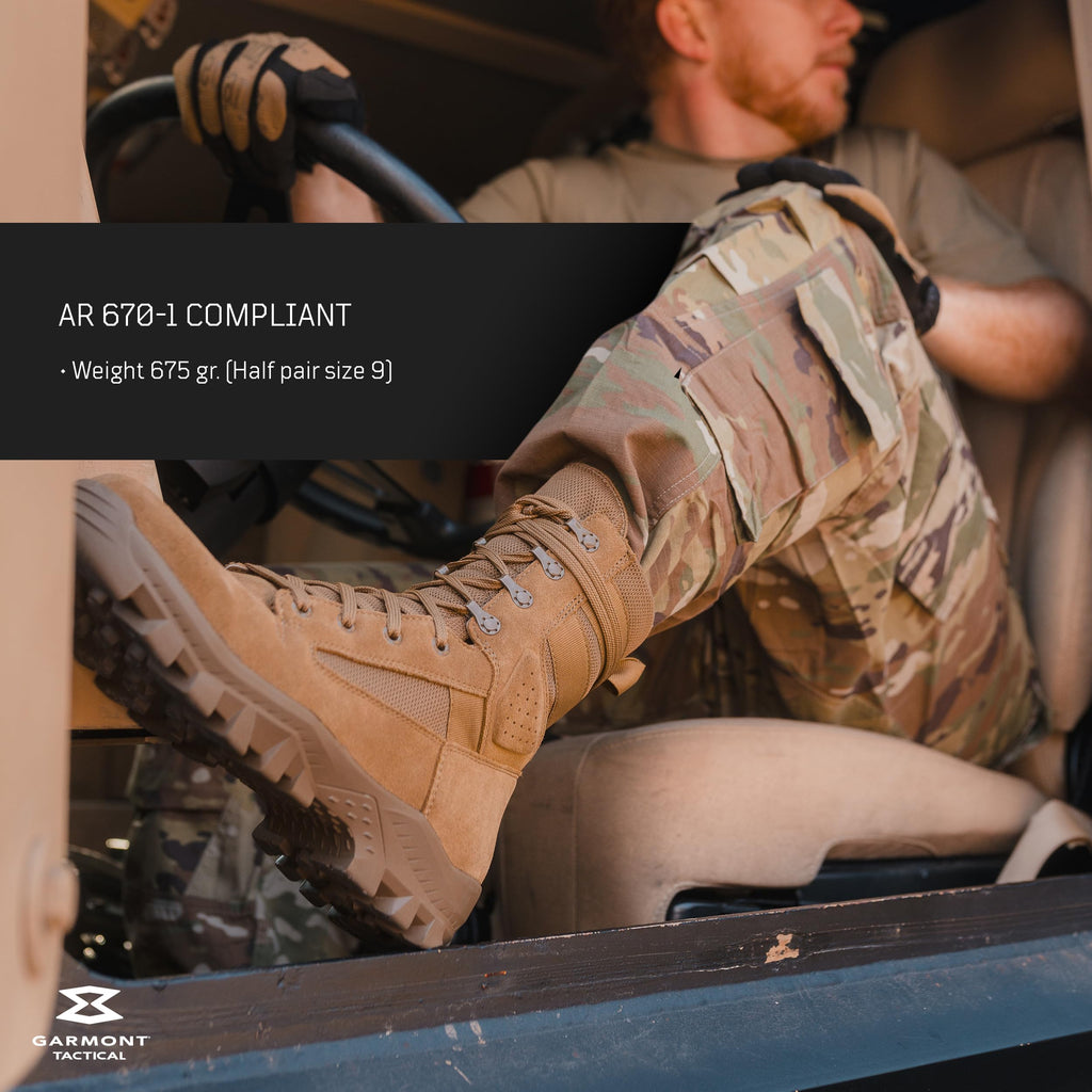 Suede Combat Boots D9117
