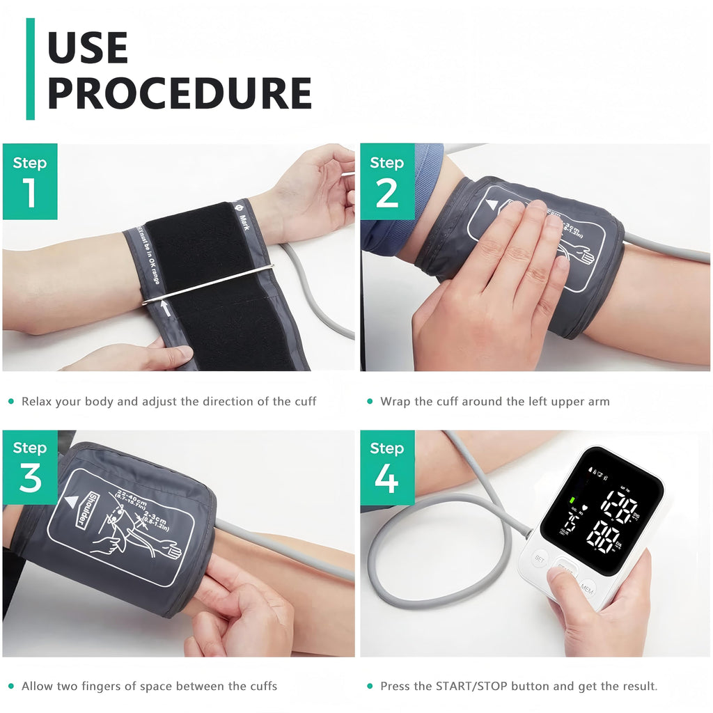 FDA Cleared Upper Arm Blood Pressure Monitor V38581