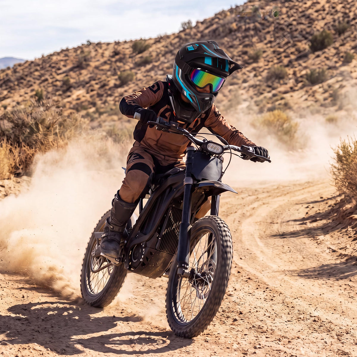 Youth Dirt Bike Full Face Helmet E5617