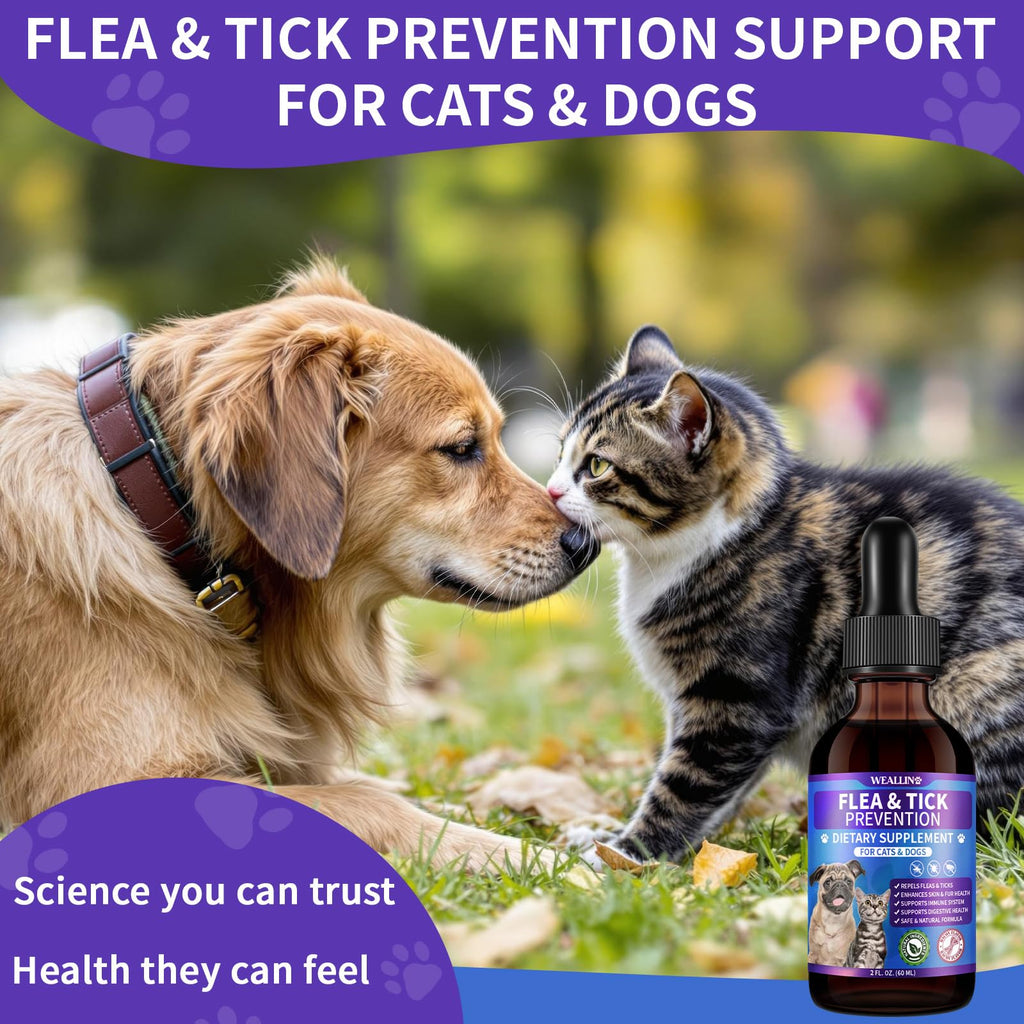 Flea and Tick Support for Dogs and Cats 60ml D54248