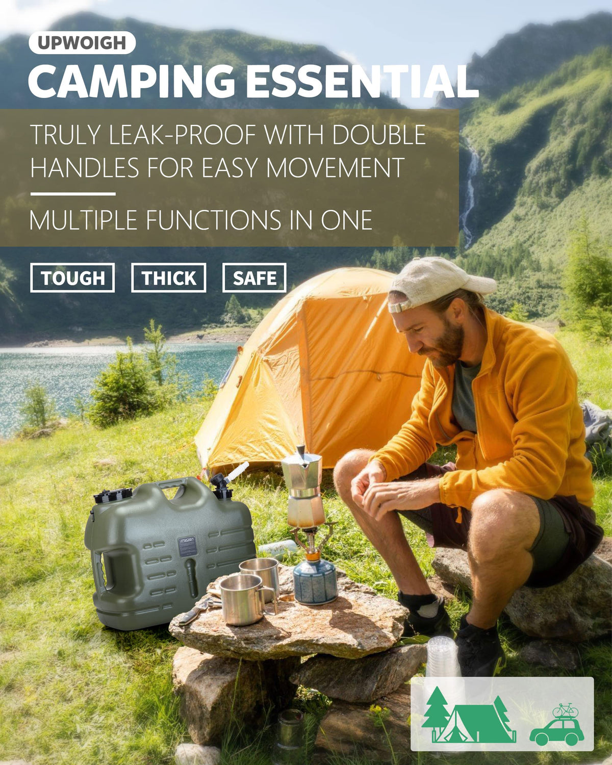 8.2 Gal Camping Water Jug with Spigot N836675