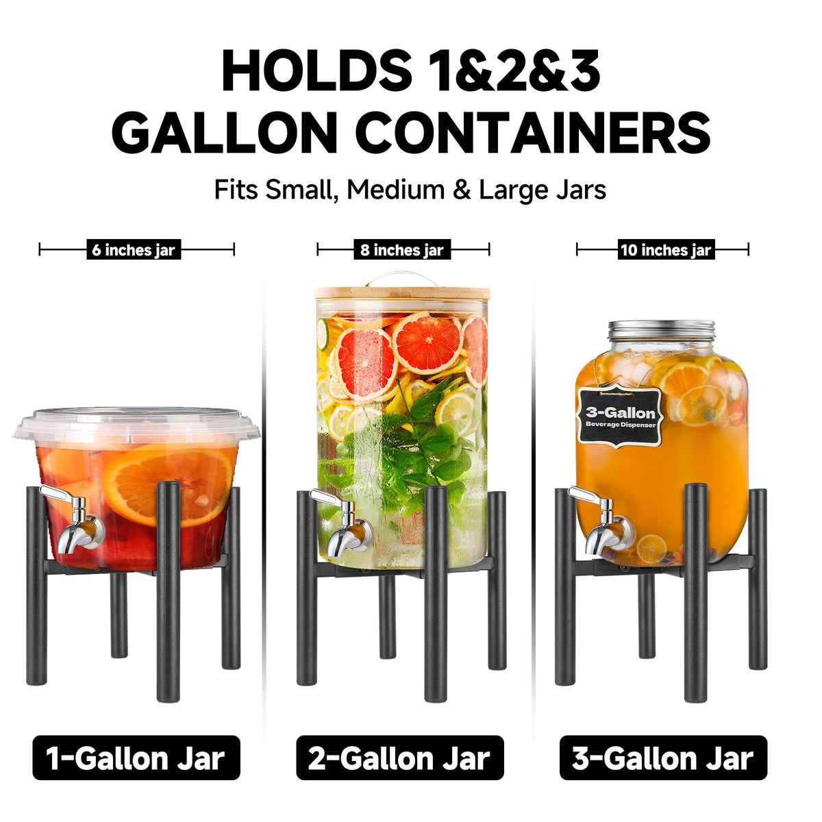 Adjustable Drink Dispenser Stand for 1-3 Gallon Container X78683