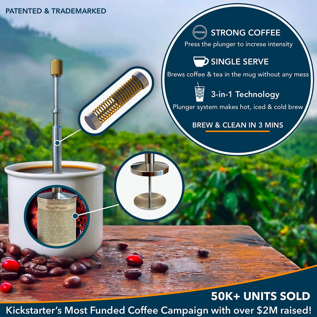 Portable Stainless Steel Coffee & Tea Maker Q766915