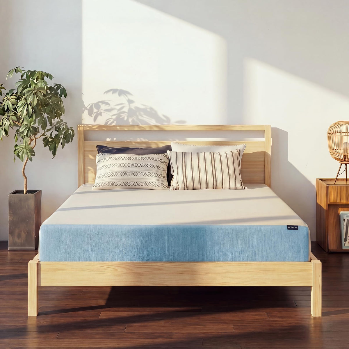 Twin Mattress, 6 Inch Copper Cooling Gel Memory Foam Mattress R61470