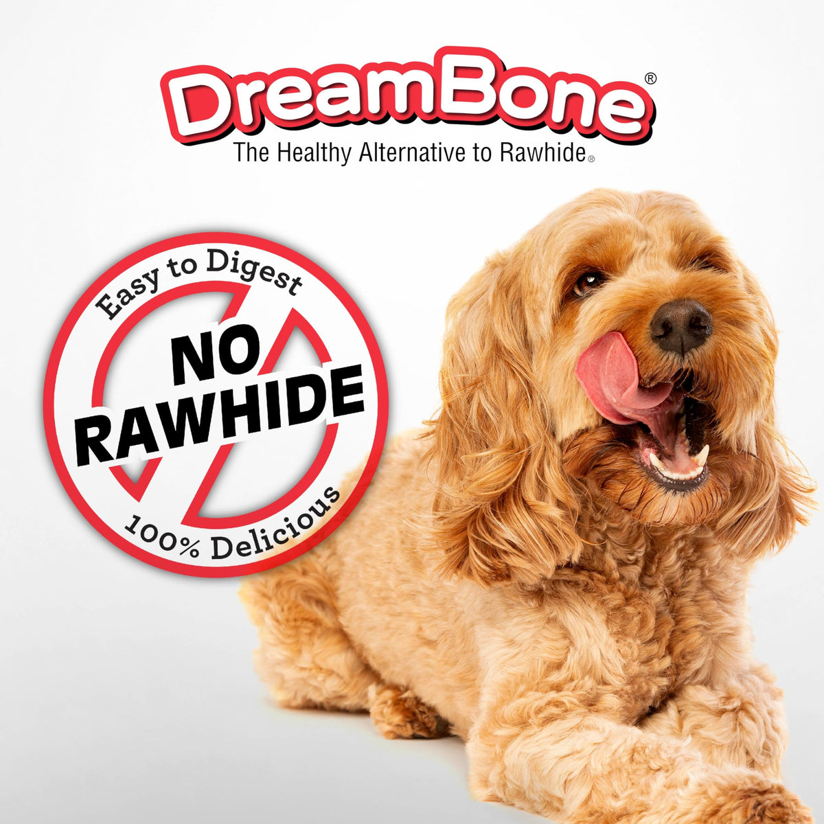 Rawhide-Free Dog Treats with Real Protein, 25 Count S8175