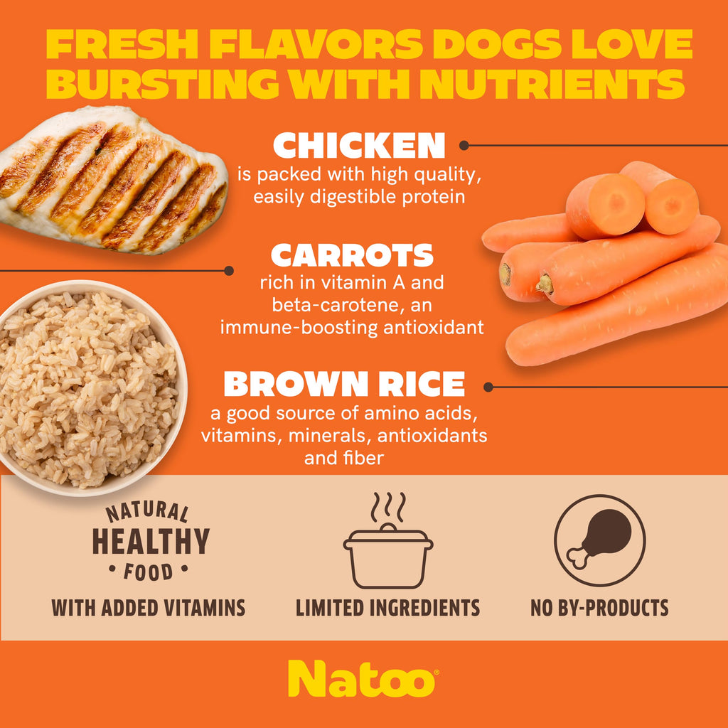Dog Food Topper Chicken Carrot Brown Rice Quinoa Case of 20 Q11410