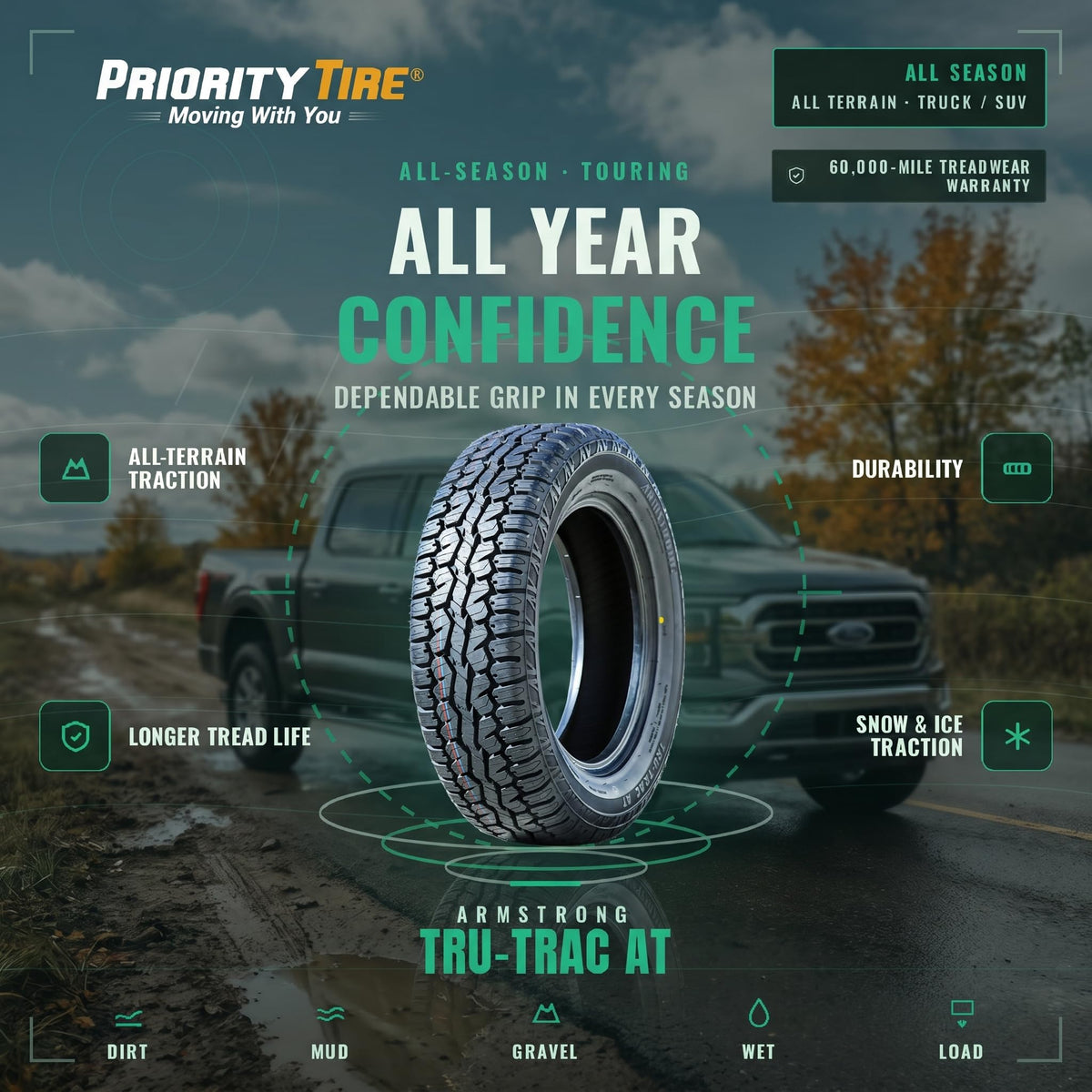 275/55R20 117T All Terrain Tire C599276
