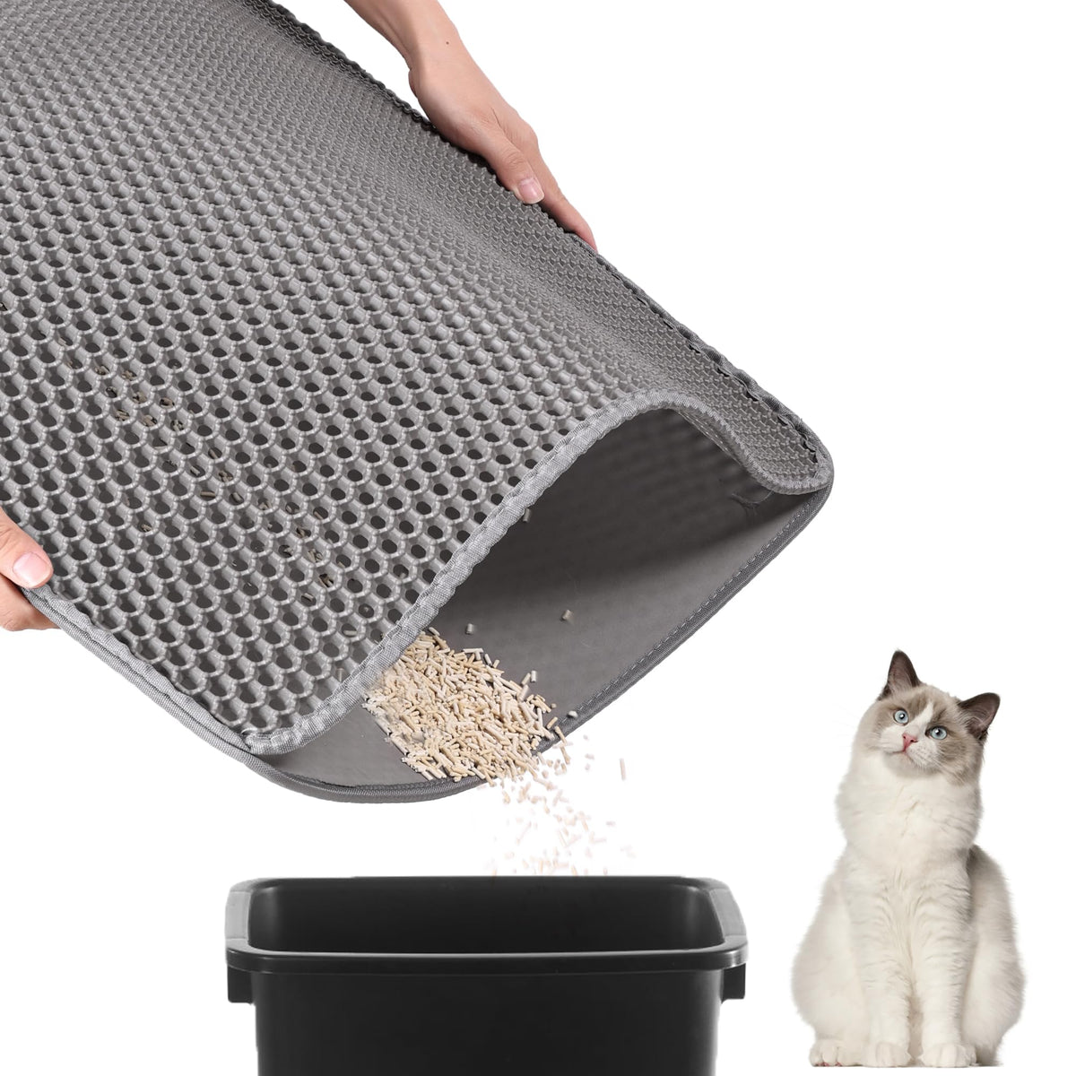 Extra Large Honeycomb Cat Litter Mat 46"x26" E6975