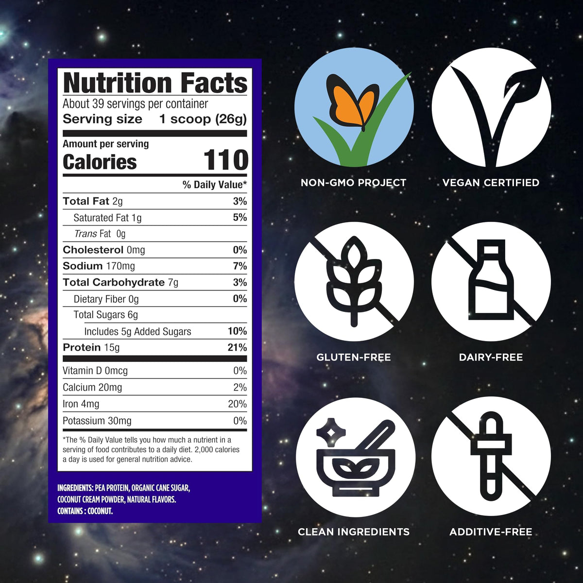 Vanilla Vegan Protein Powder T5965