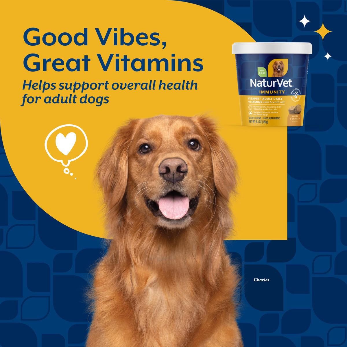 Adult Daily Vitamins with Breath Aid for Dogs 60 Ct Z280