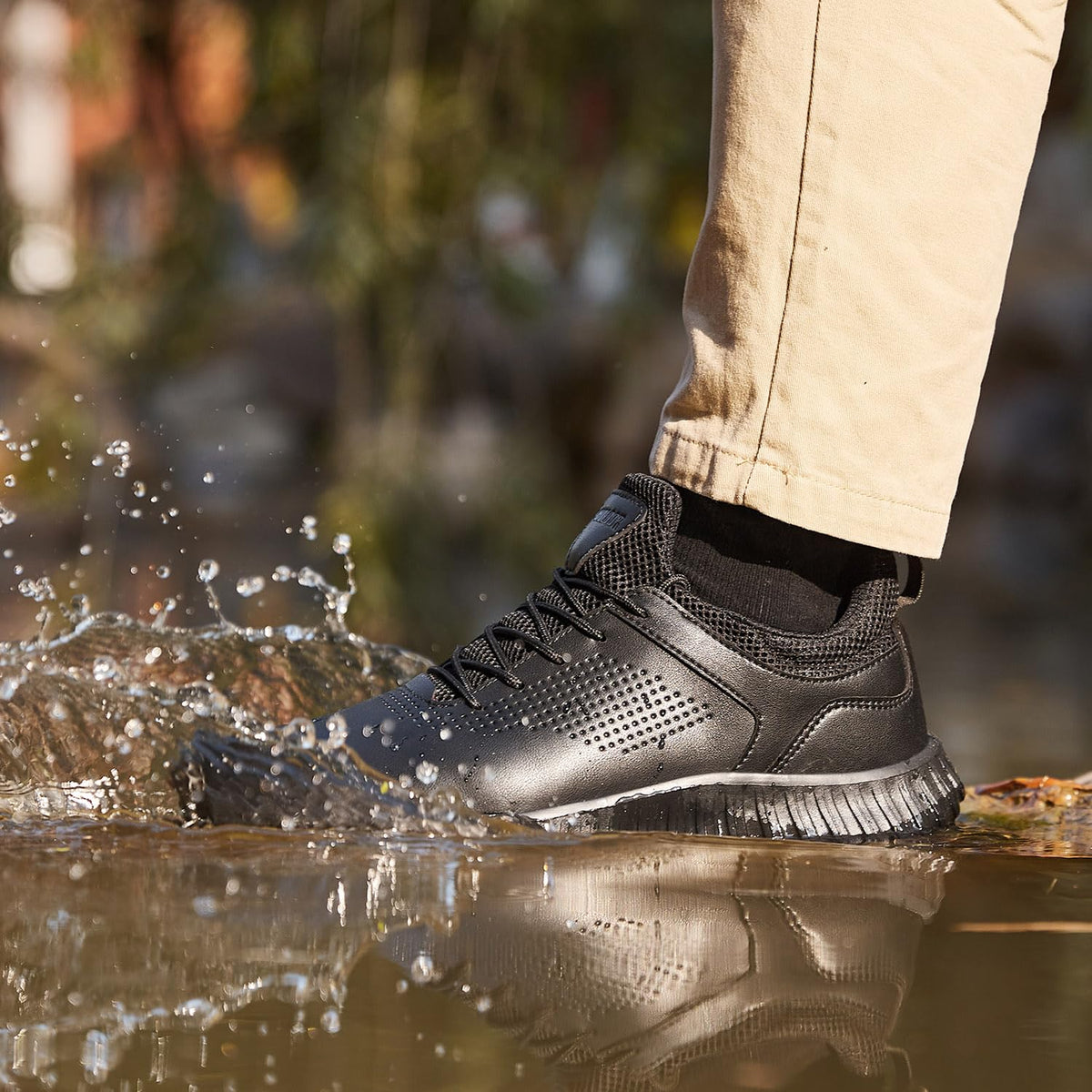 Black Non Slip Work Shoes L585569