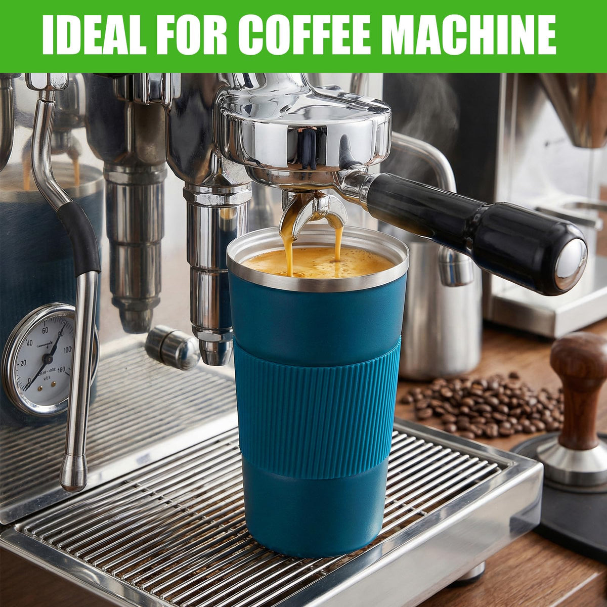 4 Pack 17oz Stainless Steel Insulated Coffee Mug with Lid P5480