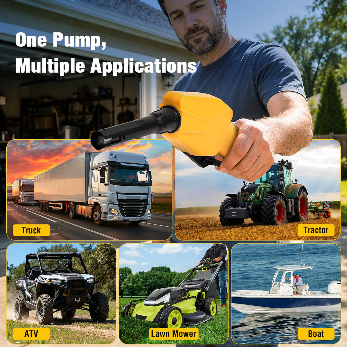 Cordless Fuel Transfer Pump with Auto-Stop Nozzle Z353