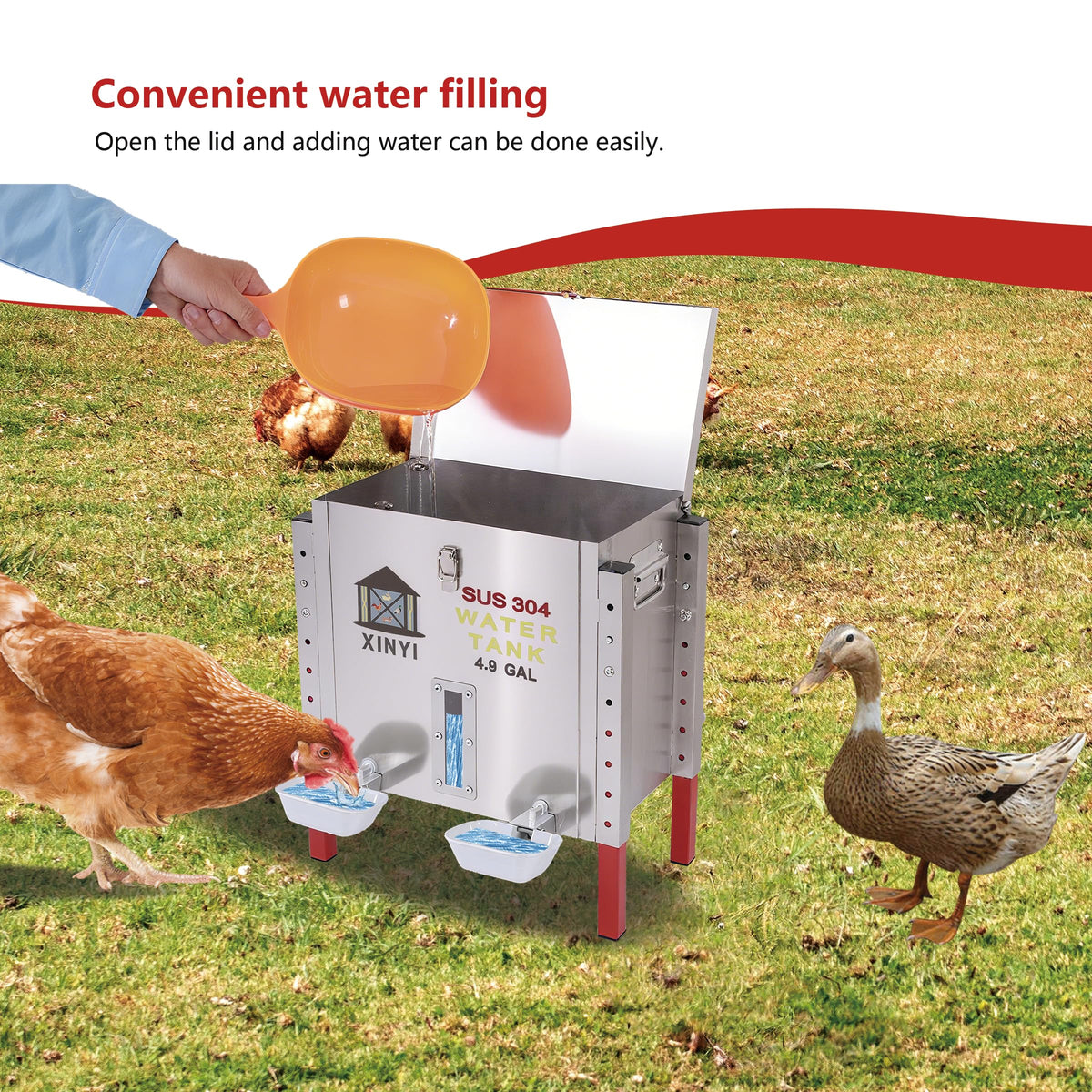 Automatic Chicken Waterer 4.9 Gallon D53253