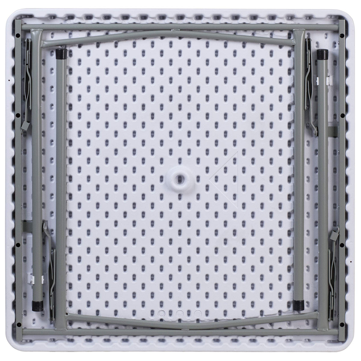 Square Granite White Plastic Game Table N248568