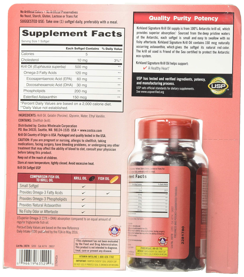 Krill Oil 500 Milligram 160 Softgels T689