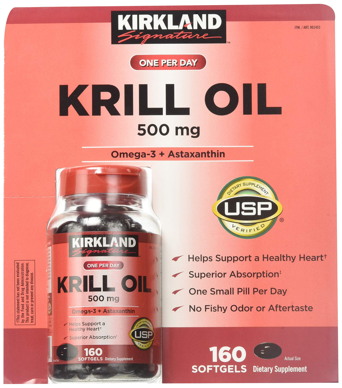 Krill Oil 500 Milligram 160 Softgels T689