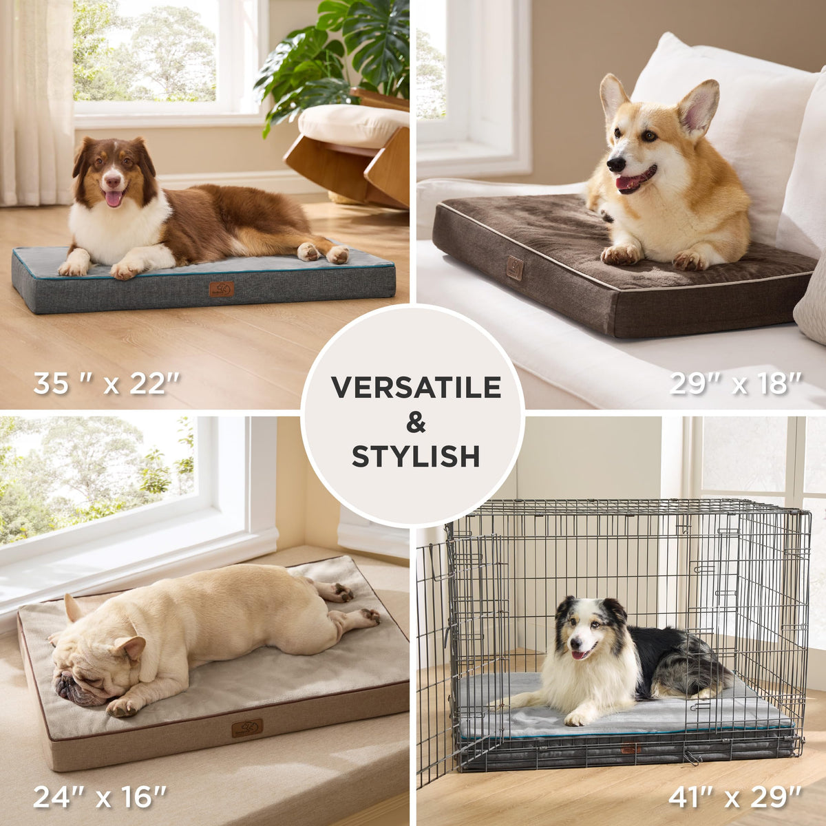 Memory Foam Dog Bed 35x22 G117555