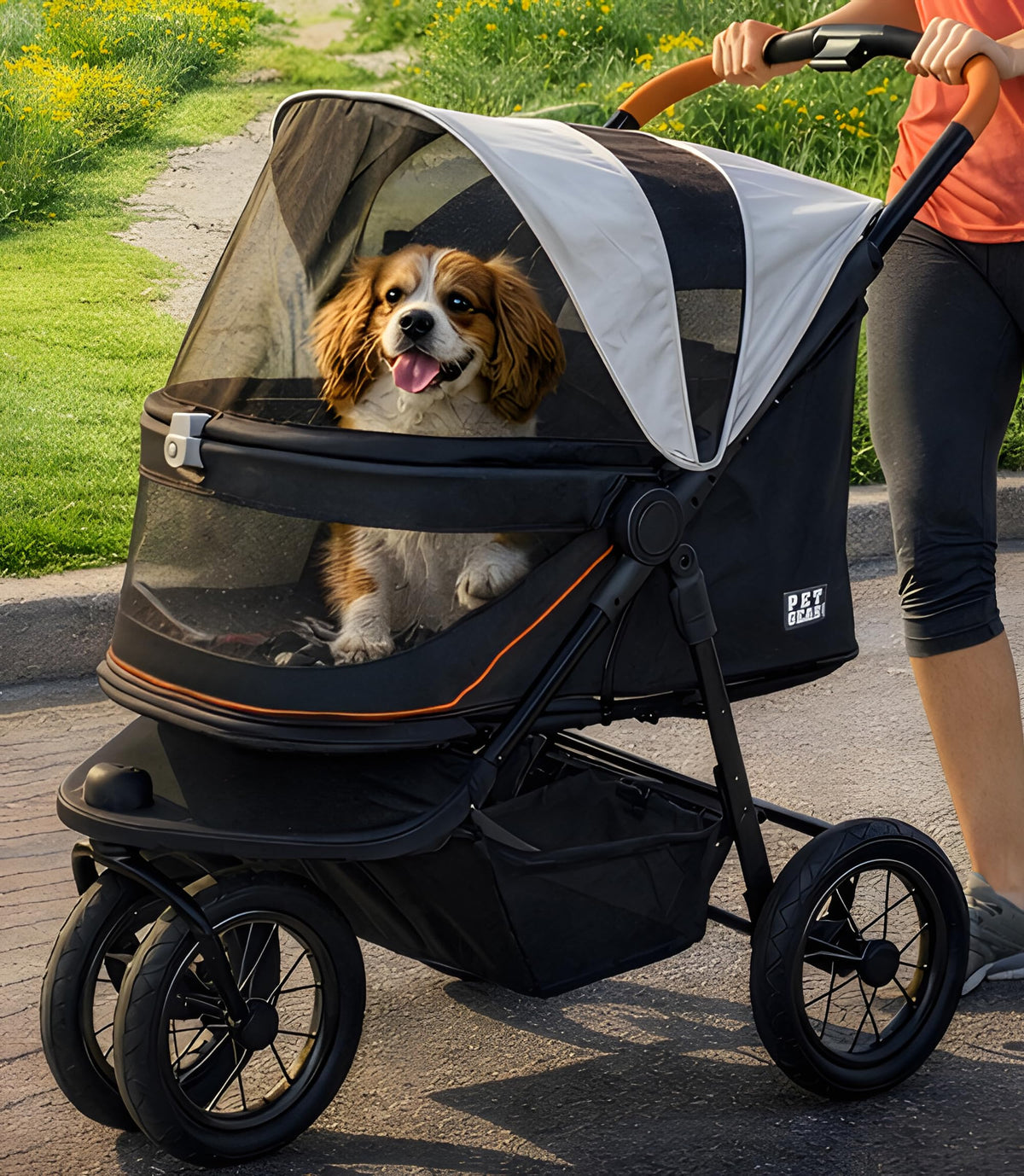 Extra Large Pet Stroller Y591090