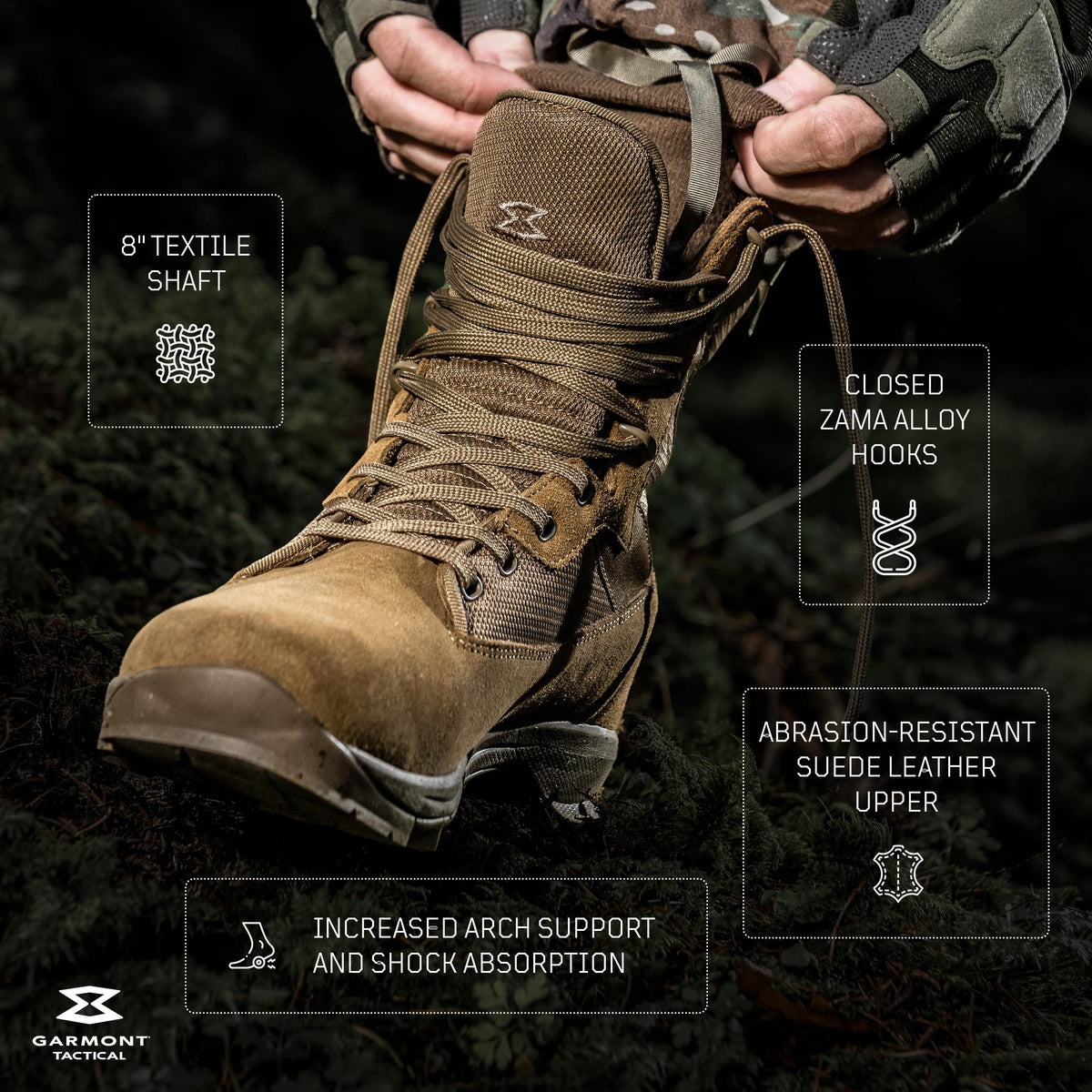 Women's Combat Boots X98976
